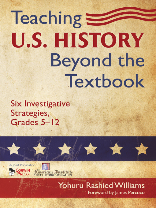 Title details for Teaching U.S. History Beyond the Textbook by Yohuru Rashied Williams - Wait list